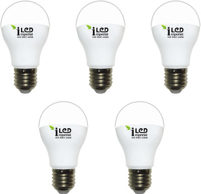 Imperial 9 W Standard E27 LED Bulb(Yellow, Pack of 5)