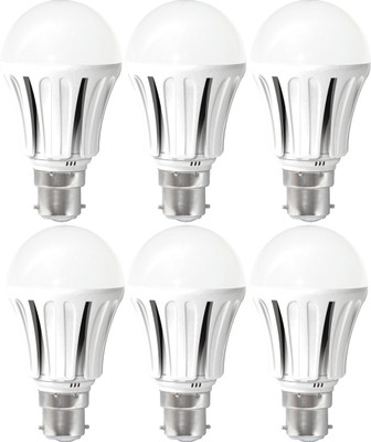 

United 5 W Standard E27/B22 Holders LED Bulb(White, Pack of 6)