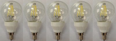 Origin 9 W Basic Round E14 LED Bulb(White, Pack of 5)