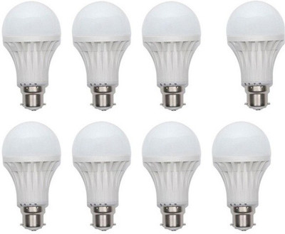 Home Delight 5 W Standard B22 LED Bulb(White, Pack of 8)