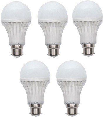

Home Delight 5 W Standard B22 LED Bulb(White, Pack of 5)