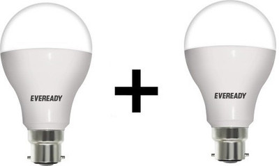EVEREADY 12 W Standard B22 LED Bulb(White, Pack of 2)