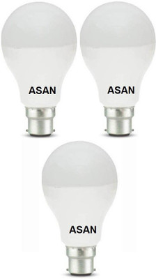 

ASAN 14 W Standard B22 LED Bulb(White, Pack of 3)