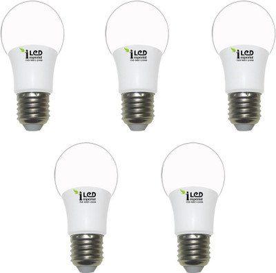 

Imperial 5 W Standard E27 LED Bulb(White, Pack of 5)