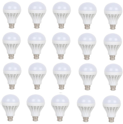 

Sess 3 W Standard B22 LED Bulb(White, Pack of 20)