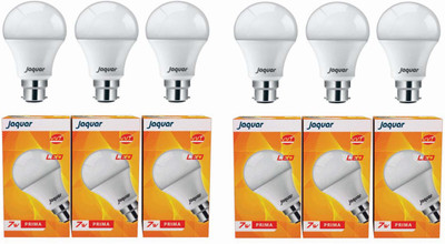 

Jaquar 7 W Standard B22 LED Bulb(White, Pack of 6)