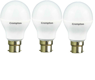 

Crompton 14 W Round B22 LED Bulb(White, Pack of 3)
