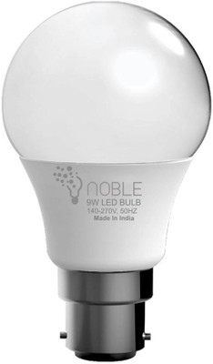 

Noble 9 W Standard B22 LED Bulb(White)