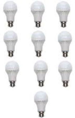 JK 7 W Basic Standard B22 LED Bulb(White, Pack of 10)