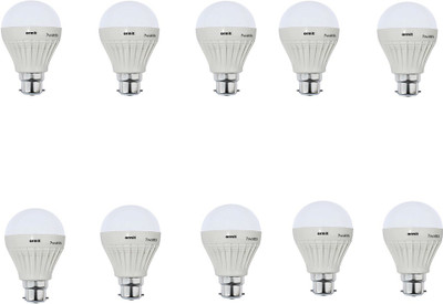 

Ormit 7 W Standard B22 LED Bulb(White, Pack of 10)