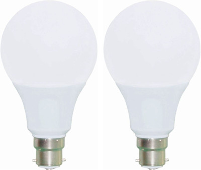 

LIGHTRON 12 W Round B22 LED Bulb(White, Pack of 2)