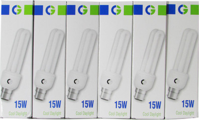 

Crompton Greaves 15 W Standard CFL Bulb(White, Pack of 6)