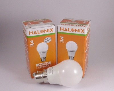 

Halonix 3 W Standard LED Bulb(White, Pack of 2)