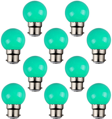 

KWW .05 W Globe B22 LED Bulb(Green, Pack of 10)