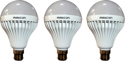 

Maxcon 12 W Standard B22 LED Bulb(White, Pack of 3)