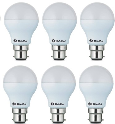 

Bajaj 9 W Round B22 LED Bulb(White, Pack of 6)