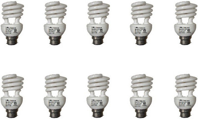 

Zora 20 W Standard B22 CFL Bulb(White, Pack of 10)