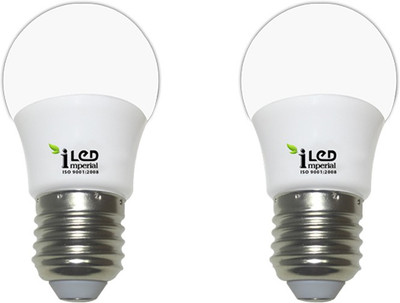 

Imperial 3 W Standard E27 LED Bulb(White, Pack of 2)