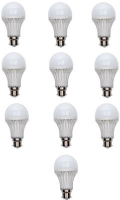 

Aishvi 9 W Standard B22 LED Bulb(White, Pack of 10)