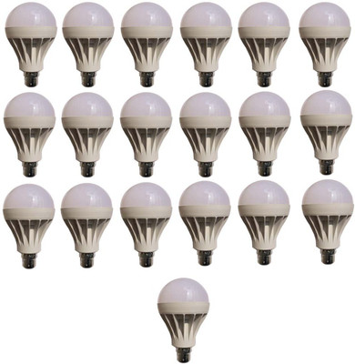 

Galaxy 12 W Standard B22 LED Bulb(White, Pack of 19)