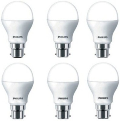 

Philips 7 W Standard B22 LED Bulb(White, Pack of 6)