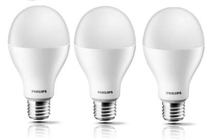 

Philips 17 W Standard E27 LED Bulb(White, Pack of 03)