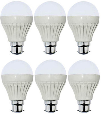 

VRCT 5 W Standard B22 LED Bulb(White, Pack of 6)