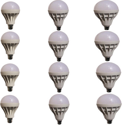 

Galaxy 12 W, 15 W, 18 W Standard B22 LED Bulb(White, Pack of 12)