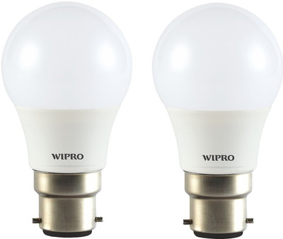 

Wipro 3 W Standard B22 LED Bulb(White, Pack of 2)