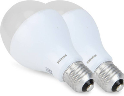 

Philips 17 W Standard E27 LED Bulb(White, Pack of 02)