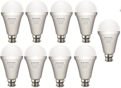 

Saara 5 W Spiral B22 LED Bulb(White, Pack of 9)