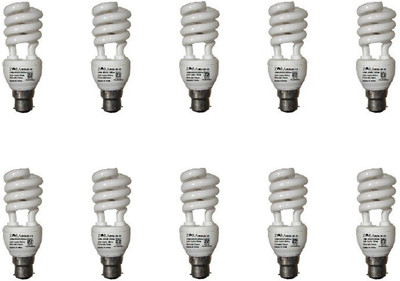 

Zora 15 W Standard B22 D CFL Bulb(White, Pack of 10)