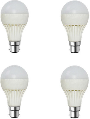 Digilight 12 W Basic Standard LED Bulb(White, Pack of 4)