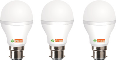 

Fiem 7 W Standard B22 LED Bulb(White, Pack of 3)