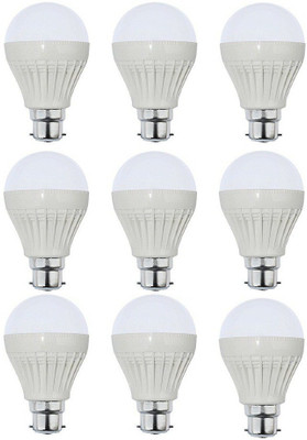 

Parax 12 W Standard B22 LED Bulb(White, Pack of 9)