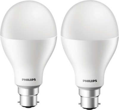 

Philips 17 W Globe B22 LED Bulb(White, Pack of 2)