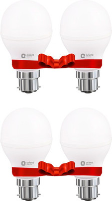 

Orient Electric 3 W Standard B22 LED Bulb(White, Pack of 4)