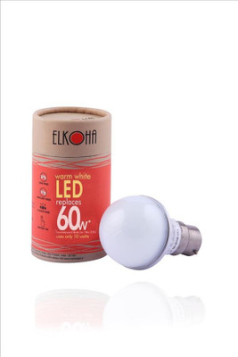 

Elkoha 10 W Standard B22 LED Bulb(White)
