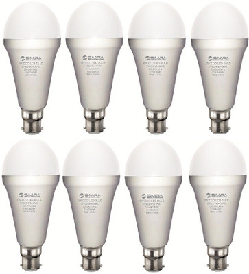 

Saara 5 W Spiral B22 LED Bulb(White, Pack of 8)