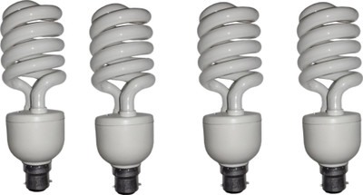 

Grind Sapphire 27 W Tube B30 CFL Bulb(White, Pack of 4)