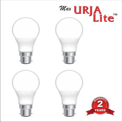 

Urja Lite 5 W Standard B22 LED Bulb(White, Pack of 4)