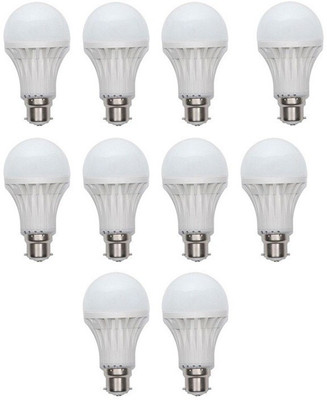 

LED 7 W Standard B22 LED Bulb(White, Pack of 10)