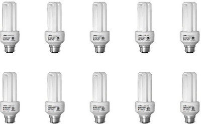 

Zora 9 W Standard B22 CFL Bulb(White, Pack of 10)