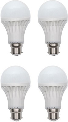 SKE 18 W Standard B22 LED Bulb(White, Pack of 4)