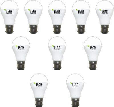 

Imperial 8 W Standard B22 LED Bulb(White, Pack of 10)