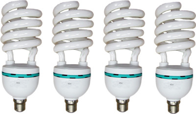 

Grind Sapphire 45 W Spiral B27 CFL Bulb(White, Pack of 4)