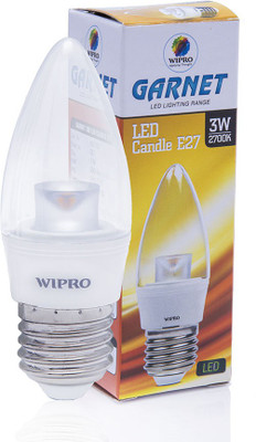 

Wipro 3 W Standard E27 LED Bulb(Yellow)