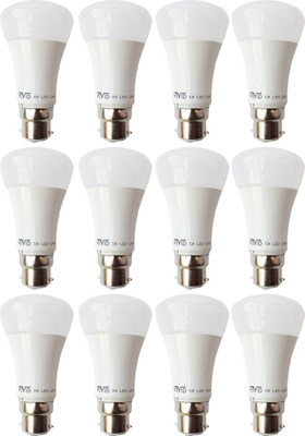 Vivid 5 W Standard B22 LED Bulb(White, Pack of 12)