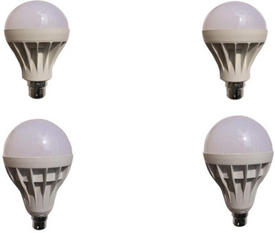 

Galaxy 12 W, 15 W Standard B22 LED Bulb(White, Pack of 4)