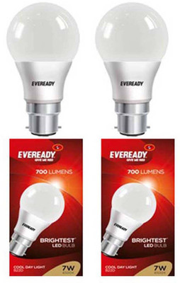 

Eveready 7 W Standard B22 LED Bulb(White, Pack of 2)